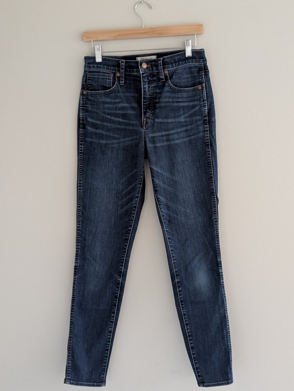 Madewell Tall 10" High-Rise Skinny Jeans in Tarren Wash: THERMOLITE® Edition